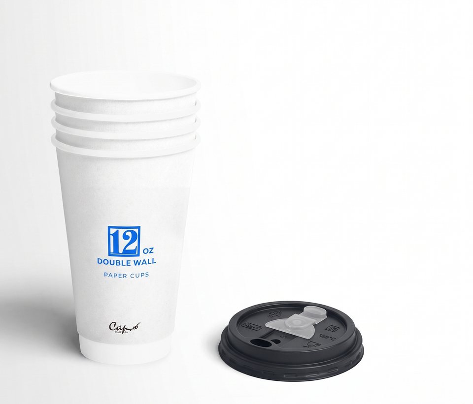Double wall paper cup 12oz